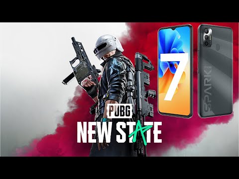 Test TECNO Spark 7 on PUBG NEW STATE, Full review link in the comments
