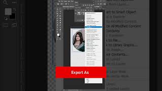 Easy Way to Crop Image in a Circle Shape Using Photoshop - Crop an Image to a Circle #shorts