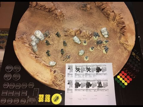 Heavy Gear Blitz Introduction, Whats Needed to Play, Tabletop Battlefield, and Basic Dice Rolling