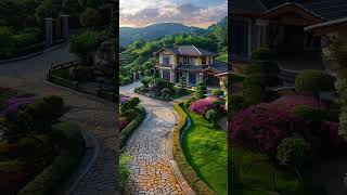 Charming Garden Views 🏡🌻 #Serenity #HomeWithAView #shorts #PeacefulGarden