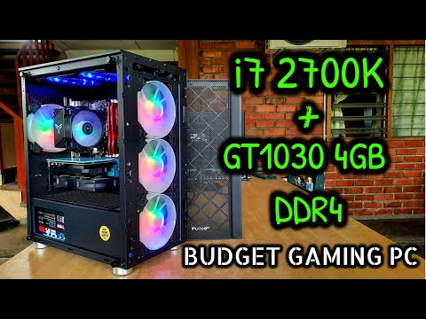 i7 2700K | GT1030 4GB DDR4 Budget Gaming Pc