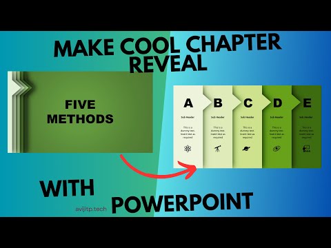 Create a Chapter Reveal Animation in PowerPoint | Step-by-Step Tutorial #powerpoint #animation