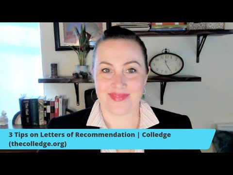 3 Tips on Letters of Recommendation | Colledge (thecolledge.org)