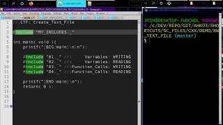 ISO C Advanced Quick Reference 01: Text File: Creation, Writing, Reading