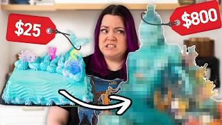 The CHEAPEST vs Most EXPENSIVE Custom Cake I Can Order?