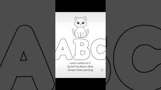 #ABC Colouring Book for Kids (Ages 3–6) | Screen-Free Learning & Q
