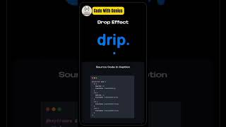 Creating a Drip-Drop Effect in HTML: Interactive Raindrop Animation Tutorial #shortvideo