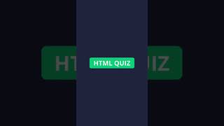 What does HTML stand for? HTML Quiz #shorts #html #htmlquiz #html5 #htmltutorial #htmlcss