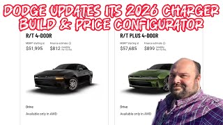 Dodge Finally Updates Its 2026 Dodge Charger Build & Price Configurator