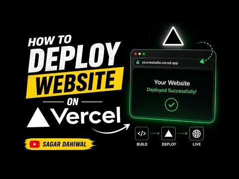 🚀 How to Deploy React Projects in Minutes! | Vercel Tutorial