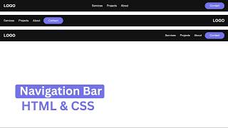 HTML & CSS Navbar Design | Beginner-Friendly Tutorial