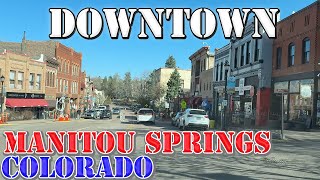 Manitou Springs - Colorado - 4K Downtown Drive