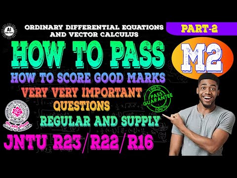 M2-Important questions-How to pass-Btech 1st year-R22-Jntuh