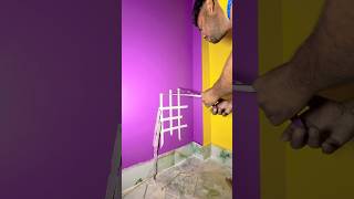 Wallpainting Tape Design 🏡 art #viralvideo #trendingvideo #shortfeed #painting #wallart #homedecor