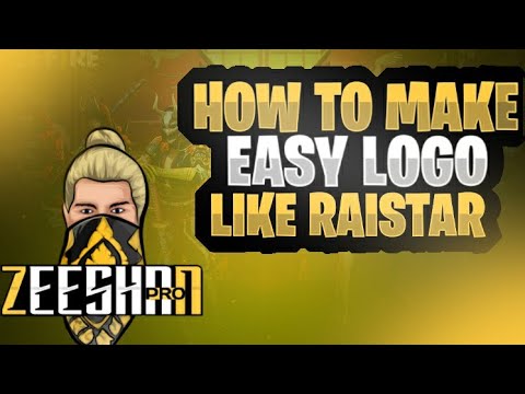 HOW TO MAKE LOGO LIKE RAISTAR/ZEESHAN PRO