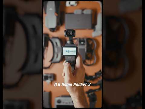 That’s a one inch sensor 10 bit 4k 120fps camera in your pocket #dji #djipocket3