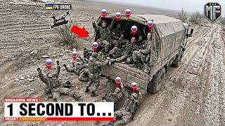 Ukrainian Azov Drones Spot a Truck Full of Russian Soldiers - Then THIS Happened...