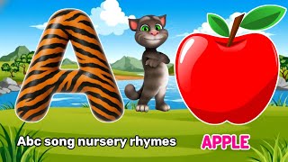 A for apple | अ से अनार | abcd | Phonics song for nursery