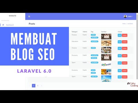 #13 Tutorial Laravel 6.0 Bahasa Indonesia - Edit Post Penting - Project Blog SEO