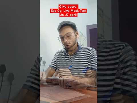 🎯 26-27 April | SSC CGL live mock test🥇| Oliveboard live mock test💯 #ssccgl #sscexam #cgl2025