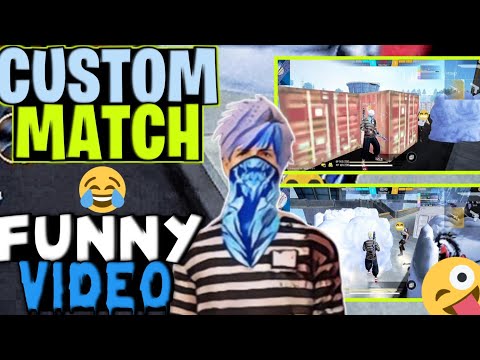 free fire funny gameplay 😆||🎮 custom match funny video || 🤣 funny video free fire 🔚