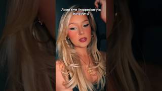 The makeup transition of all time 🤭❤️‍🔥