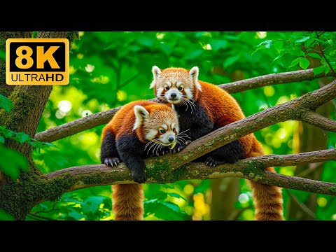 🐾 Stunning Forest Wildlife 8K – Majestic Animals and Gentle Music