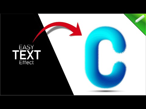 How To Create a Letter C Realistic 3D Fur Effect in CorelDraw