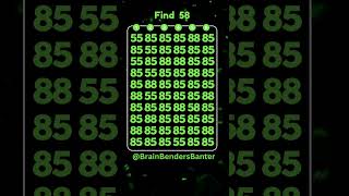 Test Your COGNITIVE Brain Skills With This FAST Number Game! #shorts