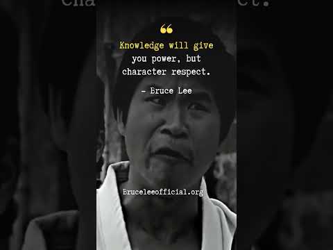 Bruce Lee's Secret to Success Revealed ⚡ #Shorts