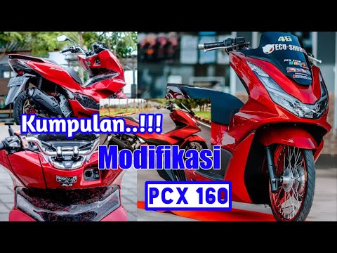 Kumpulan Modifikasi PCX 160 Merah {part 1}