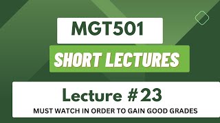 MGT501 Short Lecture 23  | Short videos | HRM Short Lectures