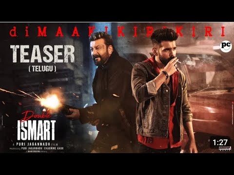Double ISMART Teaser (Telugu) | Ram Pothineni | Sanjay Dutt | Puri Jagannadh | Charmme Kaur | n