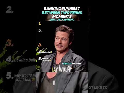 Ranking Funniest Between 2 Ferns (Brad Pitt edition)🤣