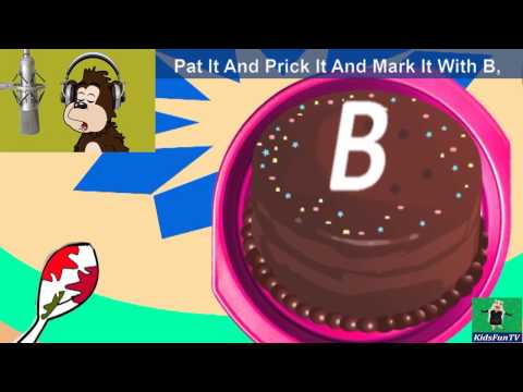Pat-A-Cake, B Is For Baby...By Kids | Nursery Rhymes With Lyrics For Toddlers By KidsFun TV
