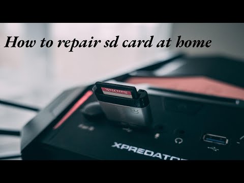 How to repair sd card at home || repair memory card with pc || (100% working)