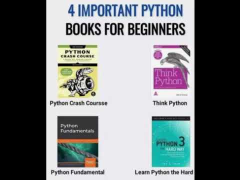4 IMPORTANT PYTHON BOOKS FOR BEGINNERS #python #pythonlearning #learnpython #pythonshorts