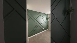DIY accent wall on a budget. #accentwall #interiordesign #renovation #diy #homedecor #home #roomtour