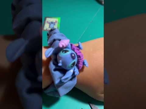 #disney #stitch #scrunchie #bracelet #sewing