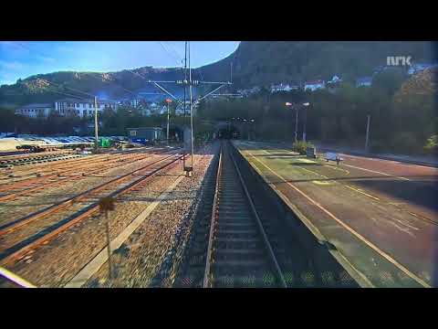Bergens minutt for test perpose  HD Full video train track ||
