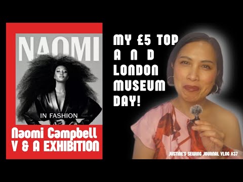 TOP 10 looks from the Naomi Campbell exhibition at the V&A and my £5 remnant top