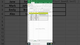 How to Use the CONCATENATE Formula in Excel | Quick Tutorial