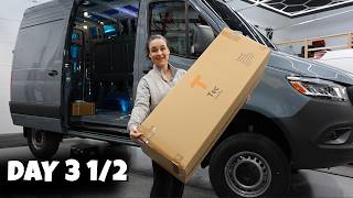 Not the day I wanted, but still some progress done | van build