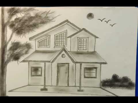 How to Draw a Dream House! ✏️ Easy Pencil Art for Kids without using scale