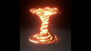 Magic Fire and Ice Tornado - Blender 5.0