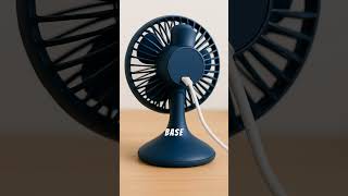 Ventilador USB Mini Portátil | Silencioso y Potente para Escritorio #shorts