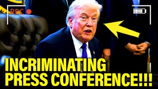 Trump VISIBLY PANICS at PRESS CONFERENCE over Epstein Files!!!