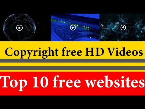 top 10 Websites for Copyright Free Video  2020 / How to Download Copyright Free  HD Videos in hindi
