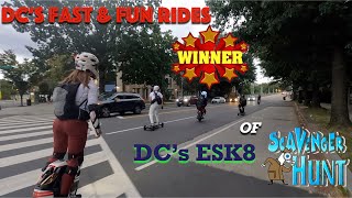 DC's Fast & Fun Group Ride DOMINATES @(DC ESK8 Scavenger Hunt)