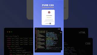 Pure CSS Image Slider using HTML CSS #slider #shorts #coding #webdesign #webdevelopment #programming